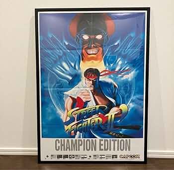 Amazon.co.jp: ストリートファイター2ダッシュ B2 ポスター TQTX
